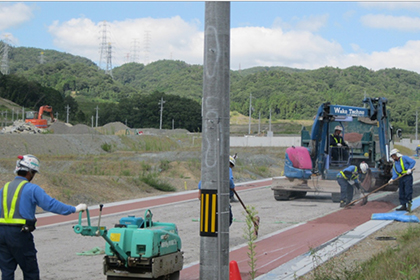 造成地道路舗装